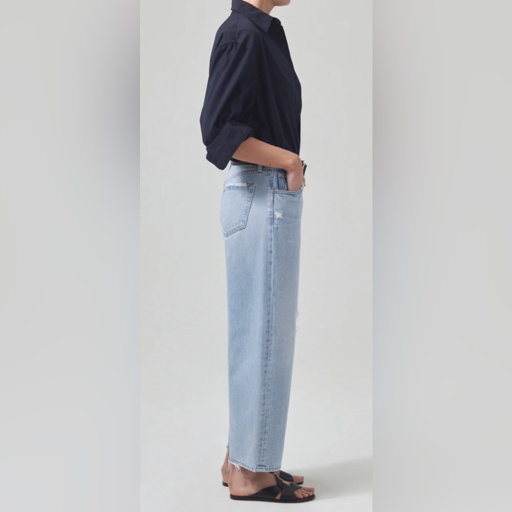 Citizens of humanity jeans - PINA LOW BAGGY CROP JEAN - CASCADE. Nwt size 31